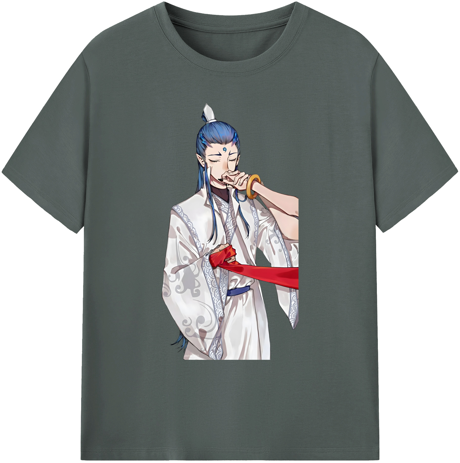 （画像用） Ne Zha 2 ナタ 魔童の大暴れ 綿100％ メンズ半袖Tシャツ｜肌触りやわらか＆通気性